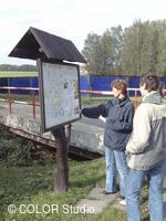 Informační tabule, turistický a orientační rozcestník
