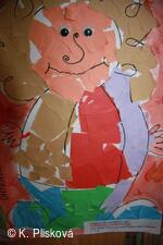 Strašidlo Ohňováček, děti z MŠ